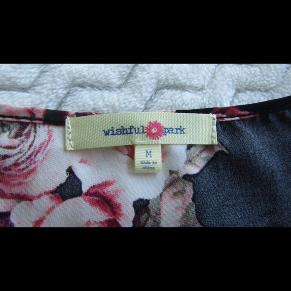 Wishful Park Rose Mini Dress With Belt Super Cute - Picture 6 of 8